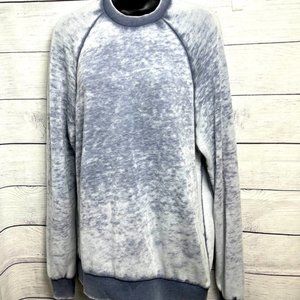 Zara Trafaluc womens SMALL sweat shirt soft top long sleeve sweater crew gray